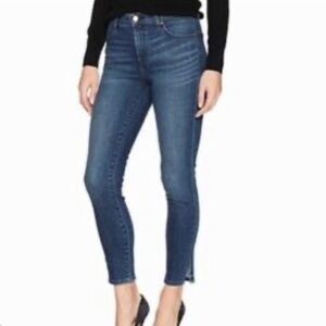 J Brand Alana high-rise released hem jeans